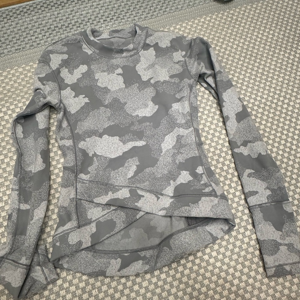 lululemon camo long sleeve shirt
